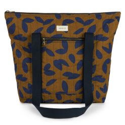 Nobodinoz Sac A Langer | Sac A Langer Paris-Tokyo - Blue Leaves