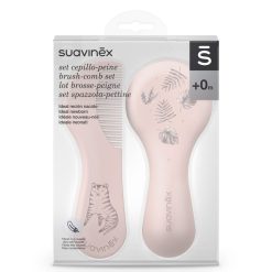 Suavinex Hygiene & Soin | Brosse Et Peigne Hygge Baby - Rose