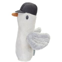 Little Dutch Hochet | Hochet Peluche Mouette Sailors Bay - Blanc