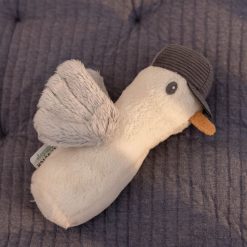 Little Dutch Hochet | Hochet Peluche Mouette Sailors Bay - Blanc