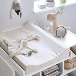 Done by Deer Matelas Et Housse A Langer | Matelas A Langer Easy Wipe - Confetti Sable