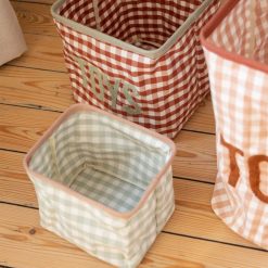 Childhome Rangement | Panier - Vichy Sauge