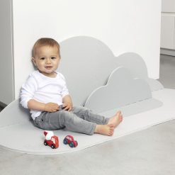 Quutopia Tapis D'Eveil | Tapis Nuage Petit Modele - Gris Perle