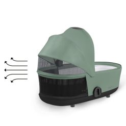 Cybex Nacelle | Nacelle De Luxe Mios 3 - Leaf Green