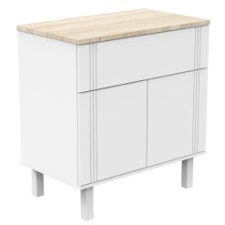 Sauthon Meuble Bebe | Commode Et Plan A Langer Eleonore - Blanc