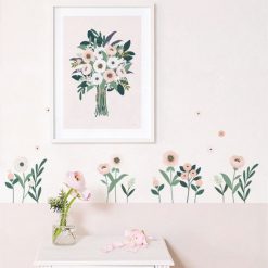 Lilipinso Decoration | Planche De Stickers - Fleurs Et Feuillages