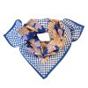 Apaches Accessoires Bebe | Small Foulard Manika Bloom - Bleu Klein