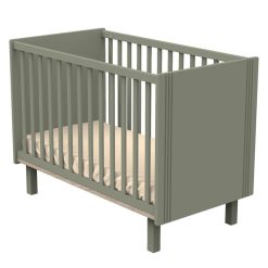 Sauthon Meuble Bebe | Lit Bebe Eleonore Kaki - 60 X 120 Cm