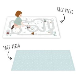 Play&Go Tapis D'Eveil | Tapis De Jeux Reversible - Roadmap & Icons