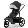 Veer Poussette Citadine | Poussette De Jogging Switchback - Gris Fonce Et Noir