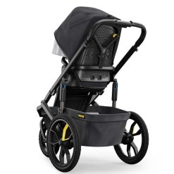 Veer Poussette Citadine | Poussette De Jogging Switchback - Gris Fonce Et Noir