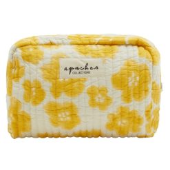 Apaches Textile | Petite Trousse Gaya Flora Bold - Citron