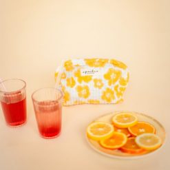 Apaches Textile | Petite Trousse Gaya Flora Bold - Citron