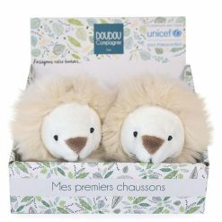 Doudou et Compagnie Sandales & Bottes | Chaussons Lion Unicef - 0/6 Mois