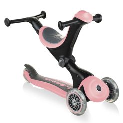 Globber Trotteur & Porteur | Trottinette Evolutive Go Up Deluxe - Rose Pastel