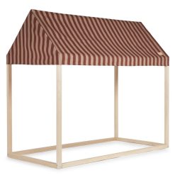 Nobodinoz Tipi | Cabane Majesctic - Marsala Taupe Stripes