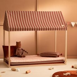 Nobodinoz Tipi | Cabane Majesctic - Marsala Taupe Stripes