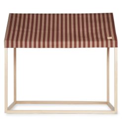 Nobodinoz Tipi | Cabane Majesctic - Marsala Taupe Stripes