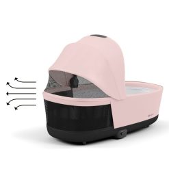 Cybex Nacelle | Nacelle De Luxe Priam 4 Et E-Priam 2 - Peach Pink