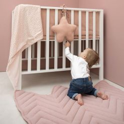 Trixie Baby Tapis D'Eveil | Tapis De Jeux Tulipe - Bliss Rose