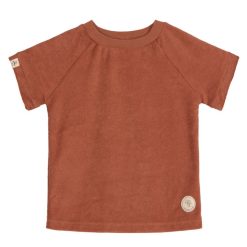 LÄSSIG Haut Bebe | T-Shirt En Tissu Eponge Rouille - 6/12 Mois