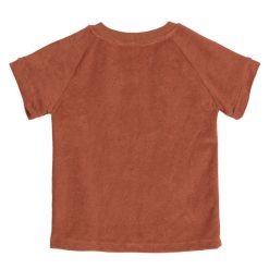 LÄSSIG Haut Bebe | T-Shirt En Tissu Eponge Rouille - 6/12 Mois