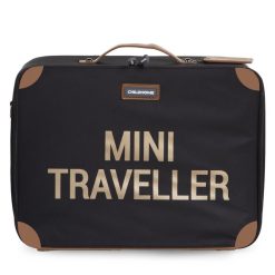 Childhome Bagagerie Enfant | Valise Mini Traveller - Noir Et Or