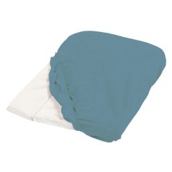 Candide Matelas Et Housse A Langer | Housse De Matelas A Langer Eponge - Bleu Canard