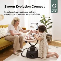 Babymoov Transat | Balancelle Swoon Evolution Connect - Mocca