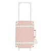 Olli Ella Bagagerie Enfant | Valise See-Ya - Pink Daisies