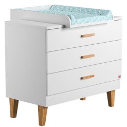 Vox Meubles Meuble Bebe | Commode Et Plan A Langer Lounge - Blanc