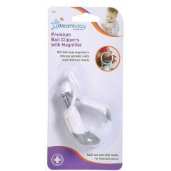 Dreambaby Hygiene & Soin | Coupe-Ongles Premium Avec Loupe - Gris