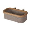 Quax Rangement | Panier A Suspendre - Taupe - 22 X 12 X 7 Cm