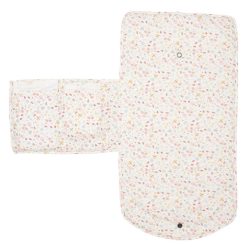 Little Dutch Matelas Et Housse A Langer | Matelas A Langer De Voyage Flowers & Butterflies - Pink