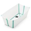 Stokke Baignoire | Baignoire Pliable Flexi Bath - Aqua Blanc