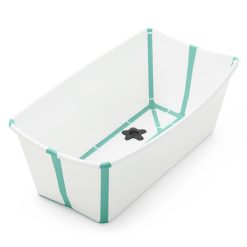 Stokke Baignoire | Baignoire Pliable Flexi Bath - Aqua Blanc