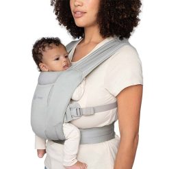 Ergobaby Porte Bebe | Porte-Bebe Embrace Soft Air Mesh - Gris Clair