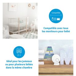 Angelcare Ecoute Bebe | Moniteur De Mouvements Sans Fil Ac027