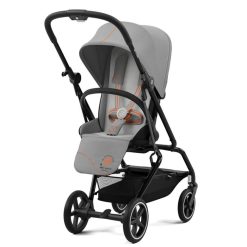 Cybex Poussette Compacte | Poussette Compacte Eezy S Twist+2 Chassis Black - Lava Grey