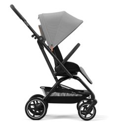 Cybex Poussette Compacte | Poussette Compacte Eezy S Twist+2 Chassis Black - Lava Grey