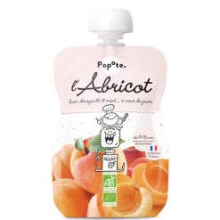 Popote Nourriture Bebe | Gourde Repas Bio Abricot - 120 G