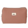 BEBEL Textile | Trousse De Toilette Effet Lin - Terracotta