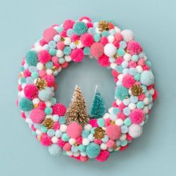 La Petite Epicerie Loisirs Creatifs | Kit Couronne De Noel - Pop