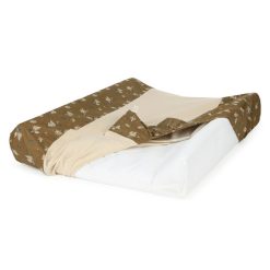 Nobodinoz Matelas Et Housse A Langer | Housse Matelas A Langer Calma Stories - Brown Lilac