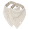 Jollein Bavoir | Lot De 2 Bavoirs Bandana - Nougat