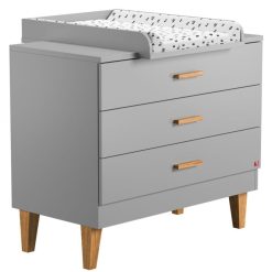 Vox Meubles Meuble Bebe | Commode Et Plan A Langer Lounge - Gris