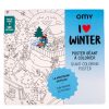 Omy Loisirs Creatifs | Poster A Colorier - I Love Winter