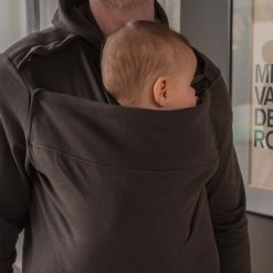 MAMA HANGS Parents | Hoodie Motherhood Fatherhood Olive - L/Xl