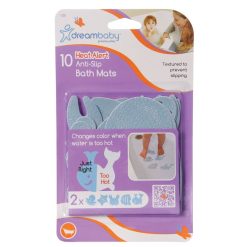 Dreambaby Baignoire | Lot De 10 Stickers Antiderapants Thermosensibles - Bleu