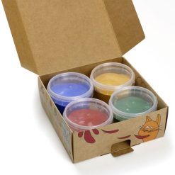 Neogrün Loisirs Creatifs | Coffret De 4 Pots De Peinture Naturelle Et Vegan Aki